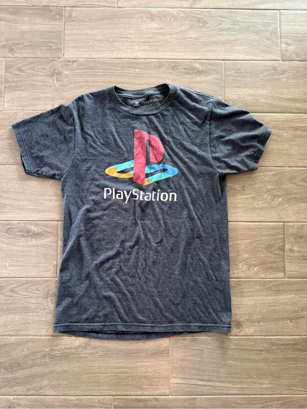 Sony PlayStation Logo Tee in Dark Gray Gaming